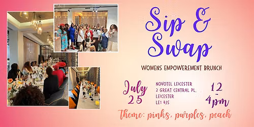 Sip & Swap & Brunch : Women Confidence Brunch