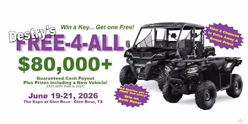 Destry's Free 4 All Barrel Race