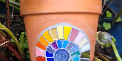 Making a Mosaic Plant Pot Workshop \u00a345- per person