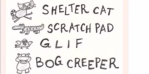 Shelter Cat \/ Scratch Pad \/ GLIF \/ Bog Creeper Live at RecordSmith