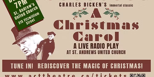 A Christmas Carol - A Live Radio Play! presented by Artists' Collective Theatre