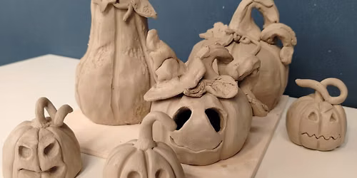 Clay handbuilding -  pumpkin workshop
