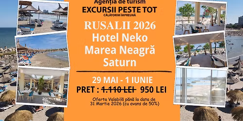 \u2600\ufe0fRUSALII 2026  \u2013Sejur All Inclusive Marea Neagra\u0306, Saturn \ud83c\udfd6\ufe0f