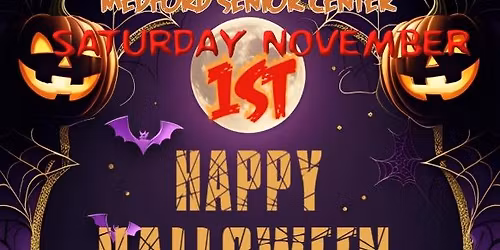 Medford Senior Center bingo Halloween special