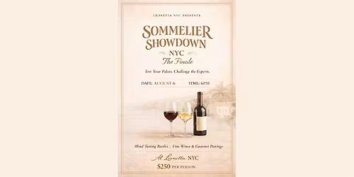 Sommelier Showdown-The Finale