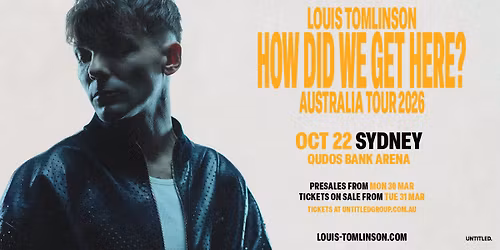 Louis Tomlinson - Eora \/ Sydney