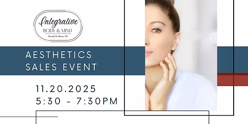 November Aesthetic Sales Event