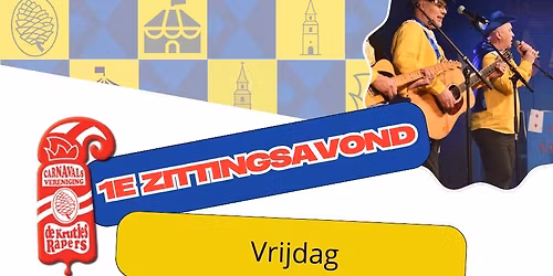 1e Zittingsavond (vrijdag)