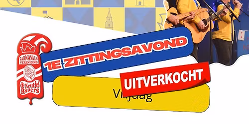 1e Zittingsavond (vrijdag)