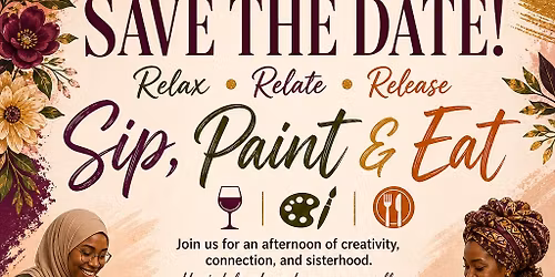 Sisters Only Sip, Paint, Eat & Shop