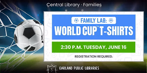Family Lab: World Cup\u2122 T-shirts\/Camisas de la Copa Mundial\u2122
