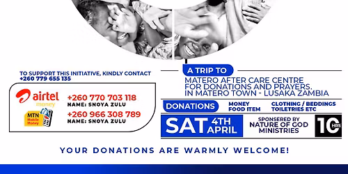 Matero AfterCare Centre Danations