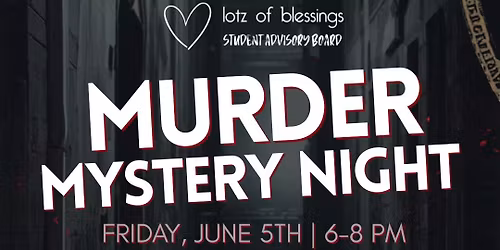 Murder Mystery Game Night Hosted by SAB