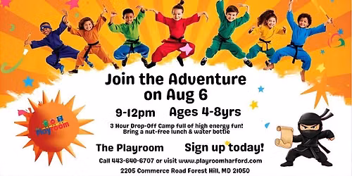 Ninja Camp at The Playroom