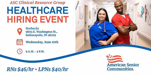 Indianapolis, IN: CRG Healthcare Hiring Event