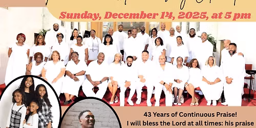 Dr. Michael E. Fletcher & The Michael Fletcher Chorale\u2019s 43rd Anniversary Celebration