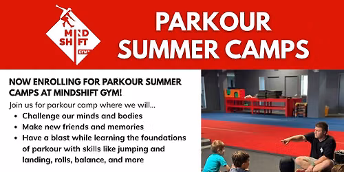Parkour Summer Camps - Ages 6-14