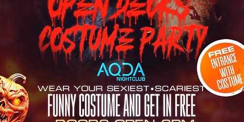 HALLOWEEN OpEn DeCkS COSTUME PARTY