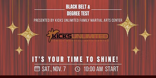 Black Belt & Degree Test