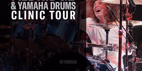 Tommy Aldridge & Yamaha Drums Clinic Tour