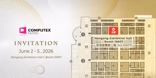 Join us! InWin Computex 2026 Event at Nangang Exhibition Hall.
