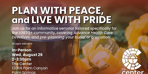 Plan with Peace and Live with Pride