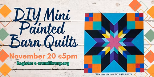 DIY Mini Painted Barn Quilts