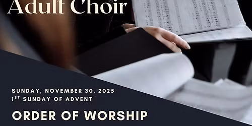 1st Sunday of Advent