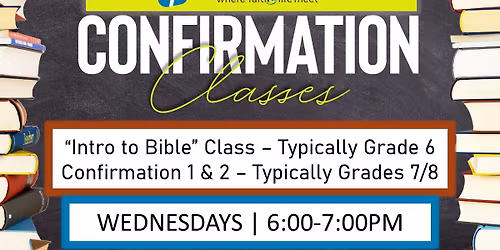 Confirmation Classes