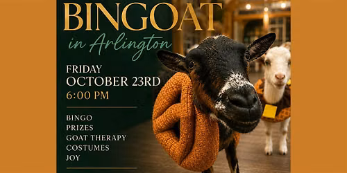 Halloween BINGOAT: Bingo + Goats