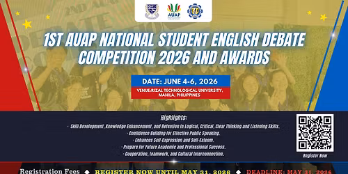 The 1st AUAP National English Debate Competition 2026