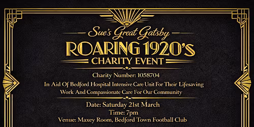 Sue's Great Gatsby Roaring 1920's Charity Event