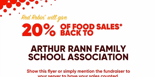 Red Robin Fundraiser!