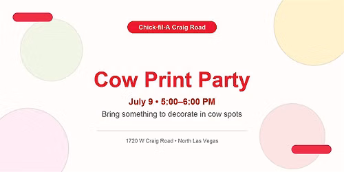 Cow Print Party