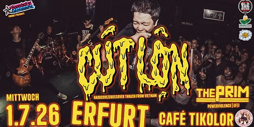 C\u00daT L\u1ed8N [Vietnam] + THE PRIM [EF\/J] | 1.7.26 Caf\u00e9 Tikolor Erfurt