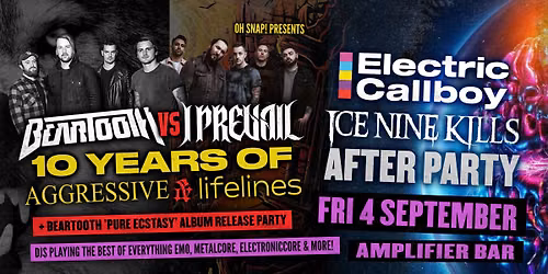BEARTOOTH vs I PREVAIL + ELECTRIC CALLBOY AFTER PARTY - PERTH