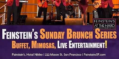 Mimosas & Motown: Sunday Brunch, June 14, 2026 Brunch in Anzu at 11:30 AM \/ Show at 12:45 PM