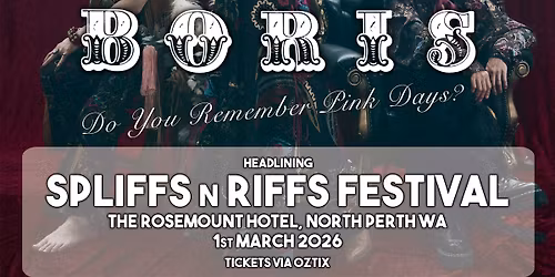 SPLIFFS n RIFFS [PERTH] 2026