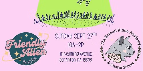 The Barbuti Kitten Academy Pop up @ Friendly Alien Books