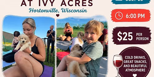 Puppy Yoga @ The Creeks at Ivy Acres