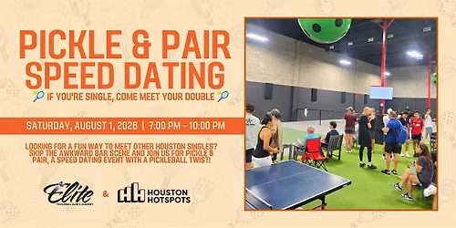 Pickle & Pair Speed Dating at Elite Pickleball