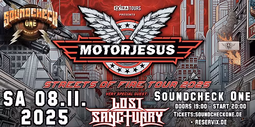 Motorjesus + Support: Lost Sanctuary