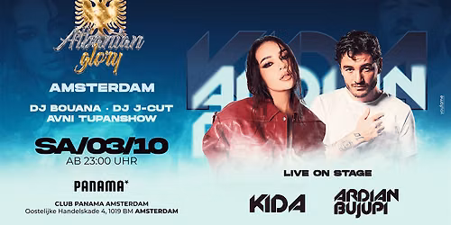 03.10.26 \u2605 KIDA & ARDIAN BUJUPI LIVE ON STAGE \u2605 CLUB PANAMA AMSTERDAM \u2605 TUP