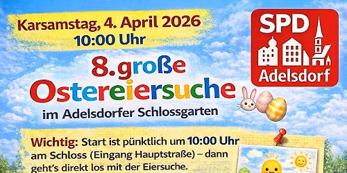 8. gro\u00dfe Ostereiersuche 