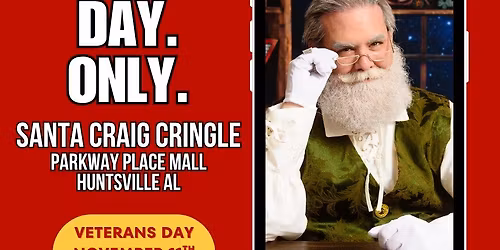 Santa Craig Cringle at Parkway Place Mall