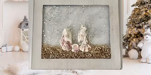 Come Let Us Adore Him~ Crushed Glass Nativity! 