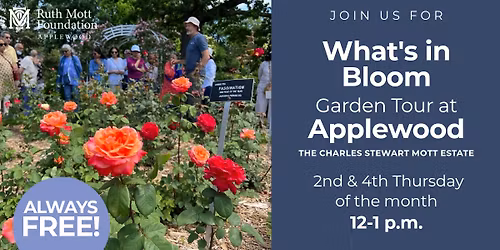 What's in Bloom Garden Tour