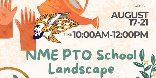 NME PTO School Landscape Sprucing 