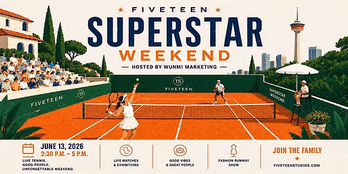 SUPERSTAR WEEKEND: Tennis Fashion Social