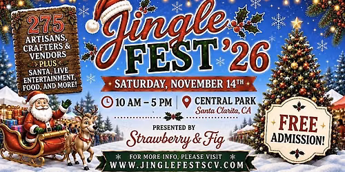Strawberry & Fig\u2019s JINGLE FEST \u201826
